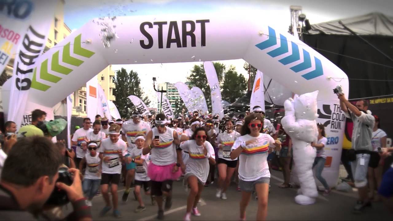 The Color Run Romania Mamaia YouTube The color run romania mamaia youtube