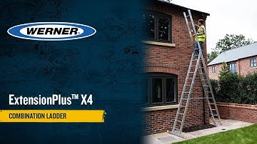 Setting up a Werner ExtensionPLUS X4 Combination Ladder