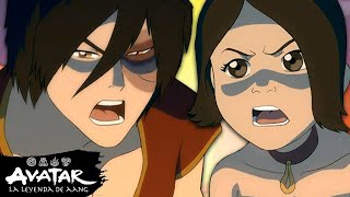 Zuko, Azula, Mai y Ty Lee revelan secretos de la infancia  | Escena completa | Avatar