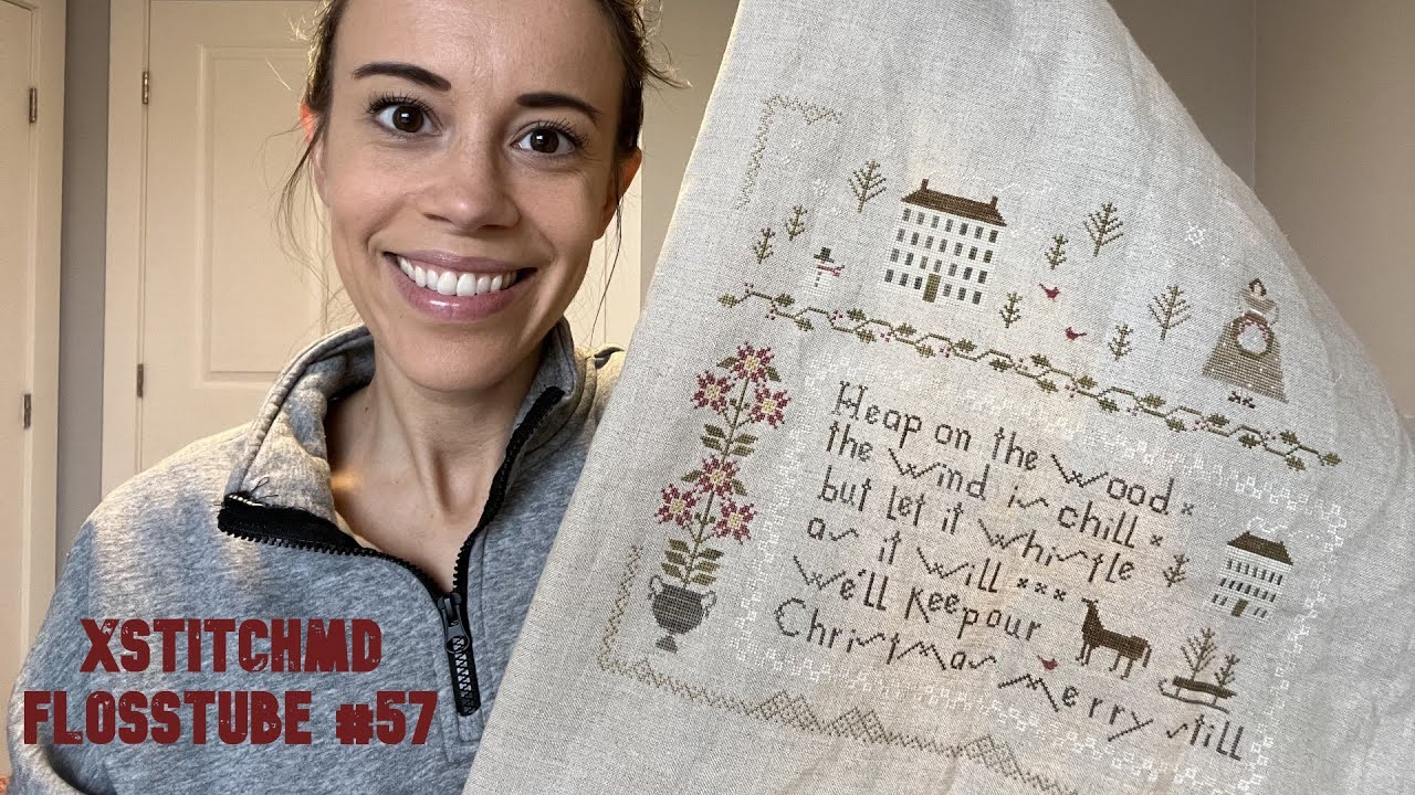 Xstitchmd Flosstube #57 - WIP Progress, Christmas Stitching & Plans, Taylor Swift Concert Recap!