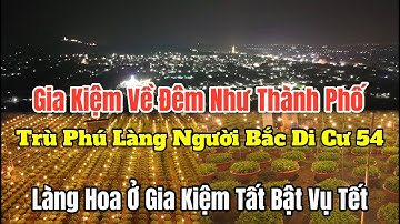 Làng hoa Gia Kiệm lớn nhất Đồng Nai vào vụ tết, sầm uất và trù phú vùng đất người bắc di cư 54.