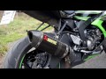 Kawasaki zx6r 636 2016 akrapovic exhaust