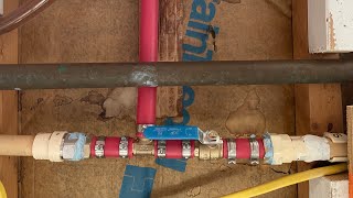 how to fix a pvc water pipe leak- pex and jb weld