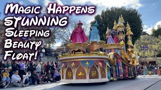 Magic Happens Parade | Sleeping Beauty, Prince Phillip & The Three Good Fairies | Disneyland [2023]