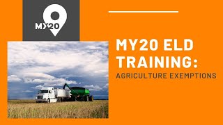 My20 AG Exemption Tutorial