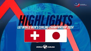 Switzerland v Japan - LGT World Men's Curling Championship 2024 - Highlights