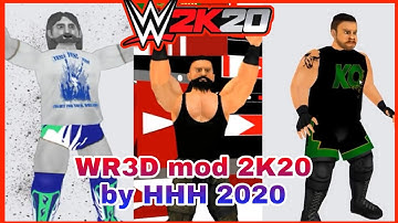 Released new WR3D mod link 2K20 by HHH 2020 mod link released New Climbable Ringpost and Bascktage