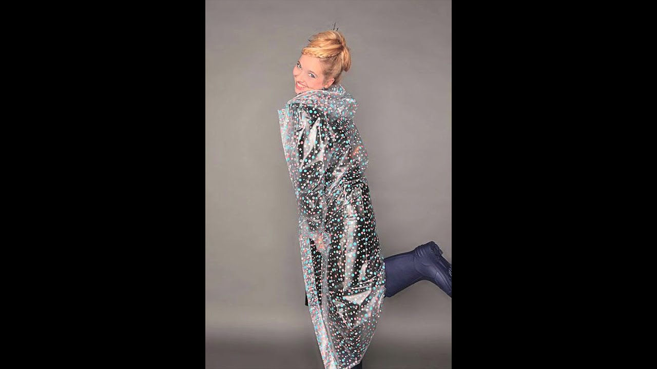 PVC and plastic rain caps, coats and jackets