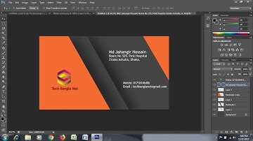 professional business card design in adobe photoshop cs6