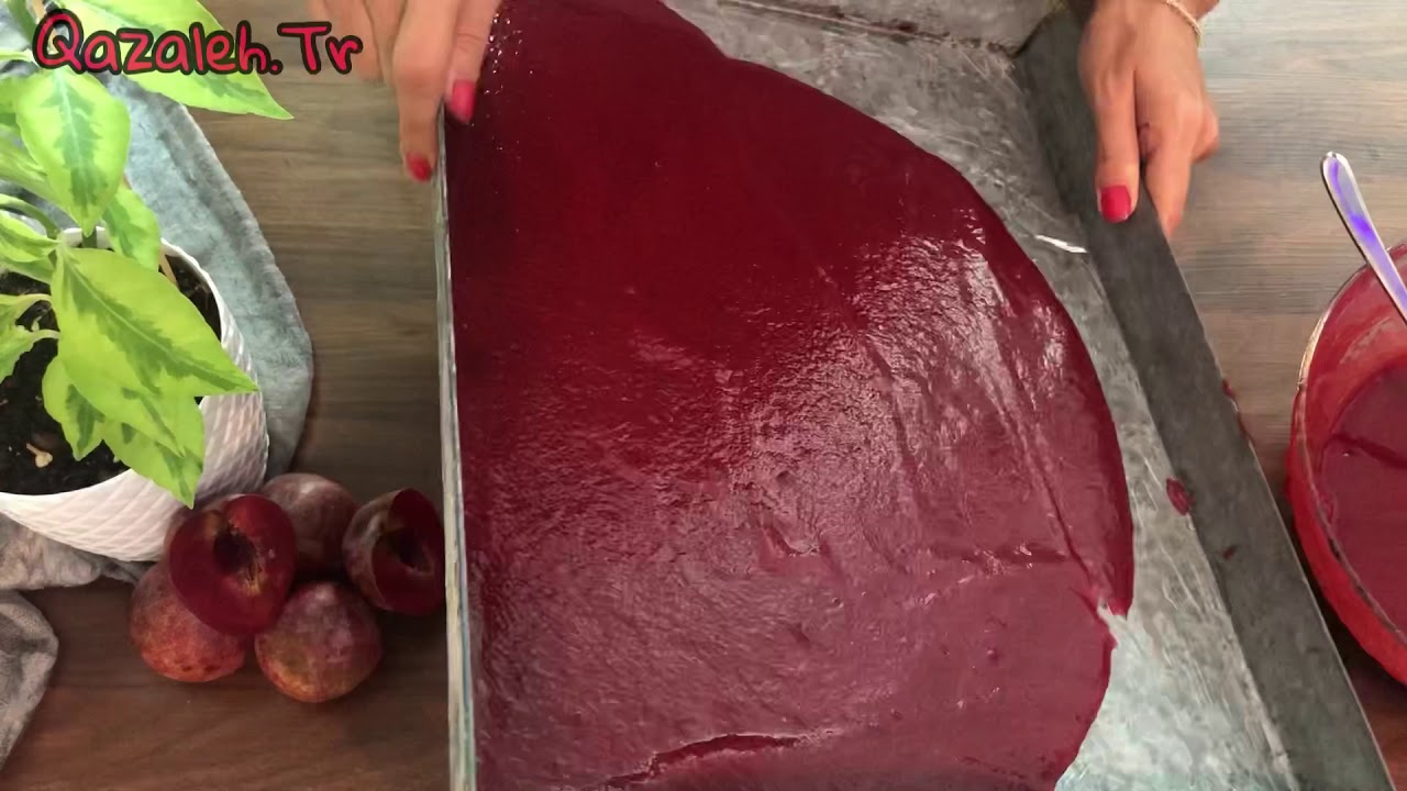 Fruit Leather (Black Plums Leather) لواشک آلو YouTube
