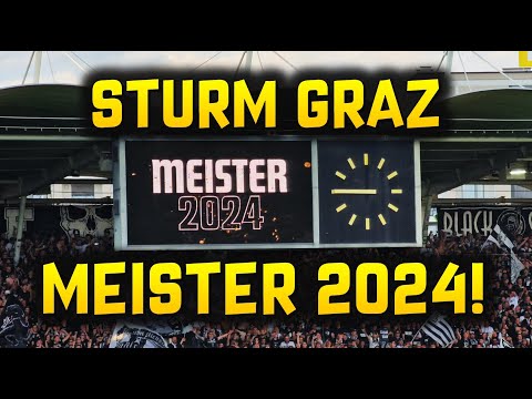 STURM GRAZ - MEISTER 2024 🖤🖤🖤 | SK Sturm Graz – Austria Klagenfurt 2:0, 19.05.2024, Bundesliga 23/24