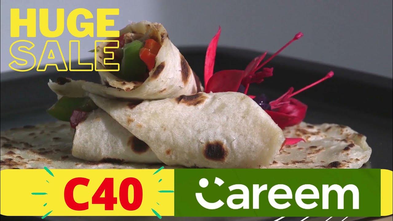 كود خصم كريم فود 2021 حصري وفعال ( C40 ) discount code careem food