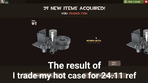 I traded my the hot case for 24.11 ref!