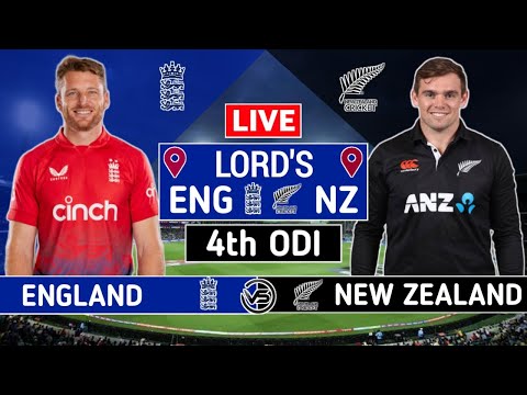 England vs New Zealand 4th ODI Live Scores 