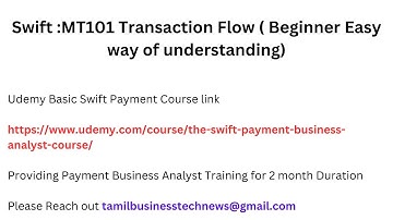 Swift :MT101 Transaction Flow ( Beginner Easy way of understanding)