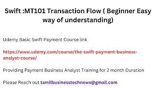 Swift :MT101 Transaction Flow ( Beginner Easy way of understanding) screenshot 5