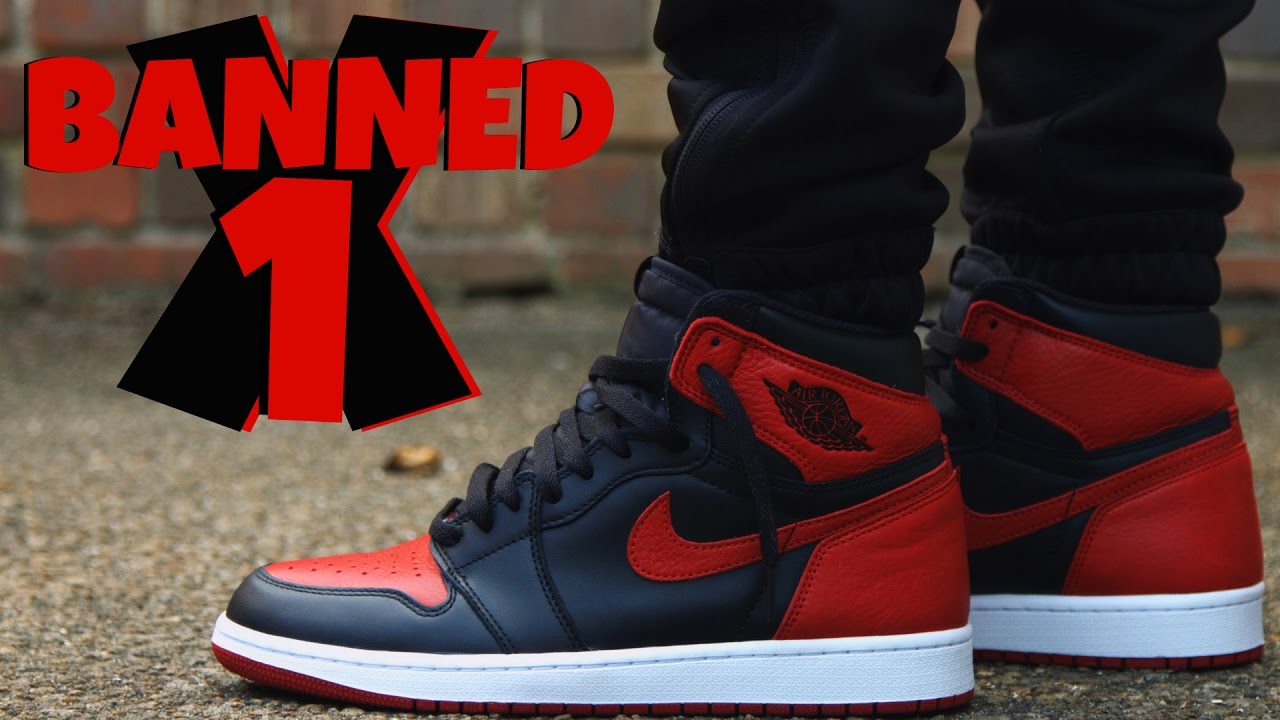 jordan 1 banned 2016 on feet