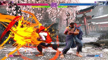 Street Fighter 6 Demo and they said the Level 8 CPU is Hard Lol