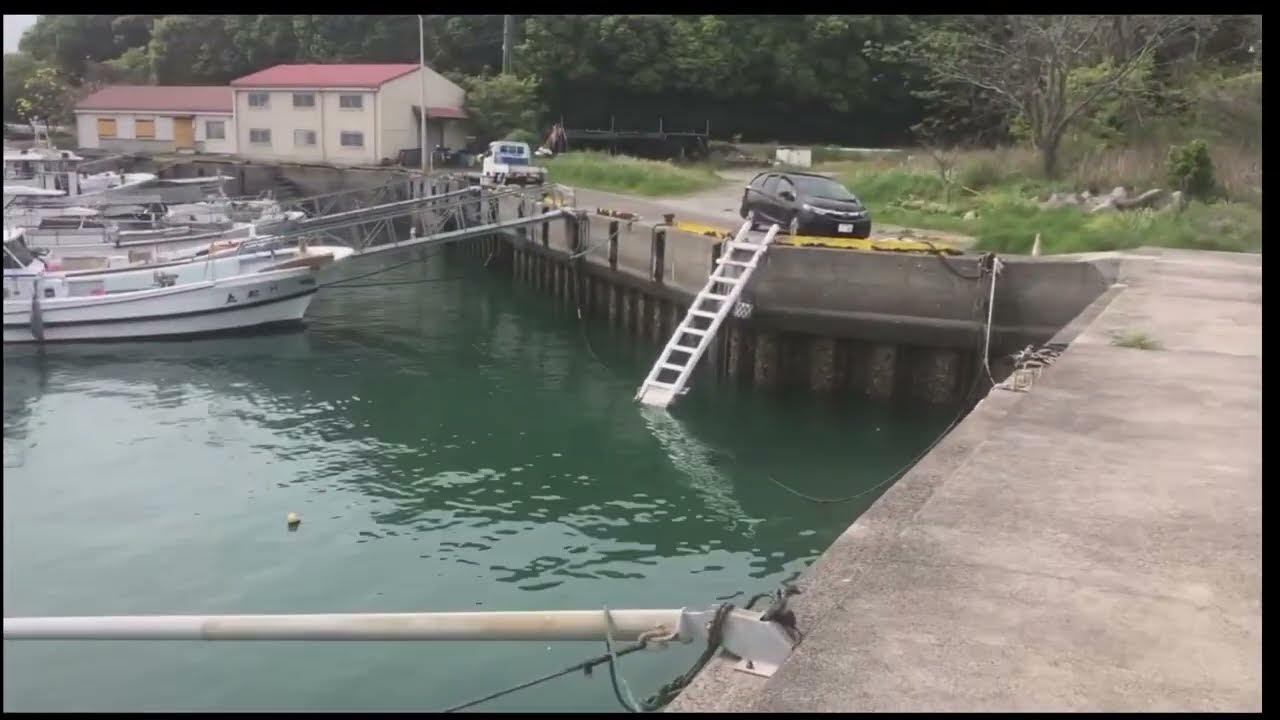 熊本県葦北郡芦北町田浦漁港堤防を散歩してます YouTube