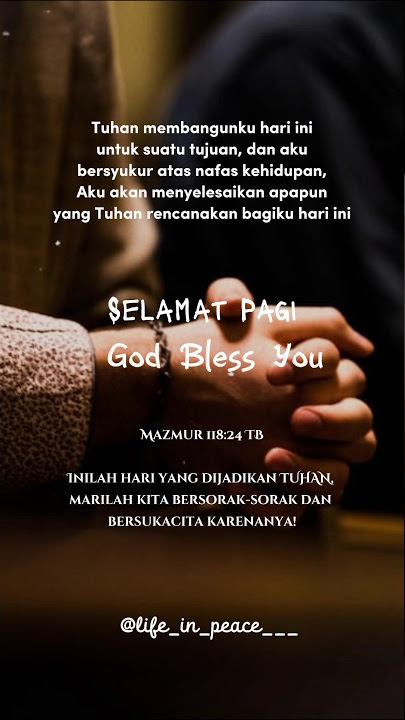 Story Wa Rohani Kristen Selamat Pagi