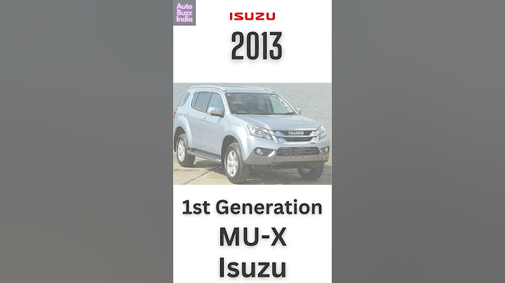 Evolution Isuzu MU-X #shorts