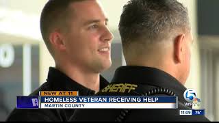 Martin County deputies help homeless veteran find new home