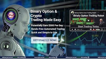 Automated binary options trading system