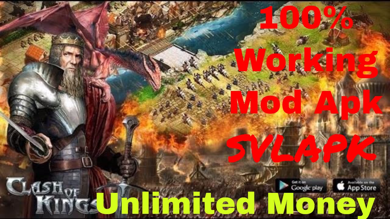 CLASH OF KINGS MOD APK (UNLIMITED MONEY) YouTube