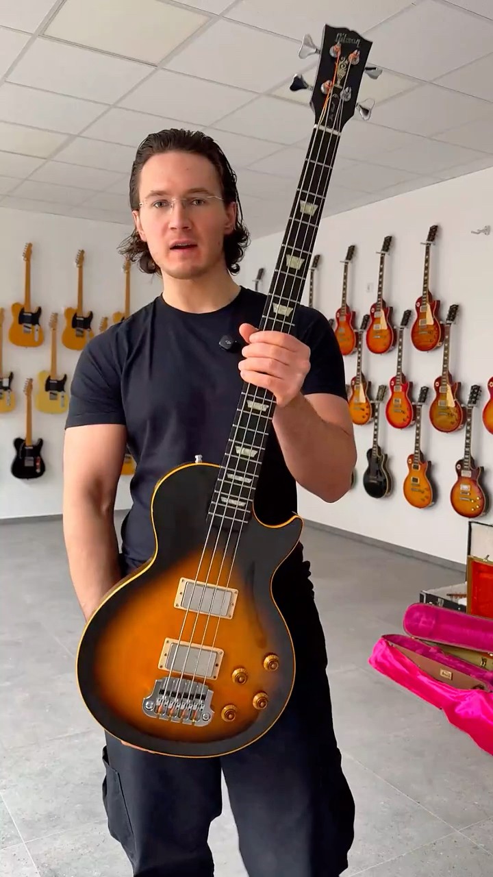 Gibson Les Paul LPB-3 Bass 1992 – Vintage Sunburst - YouTube