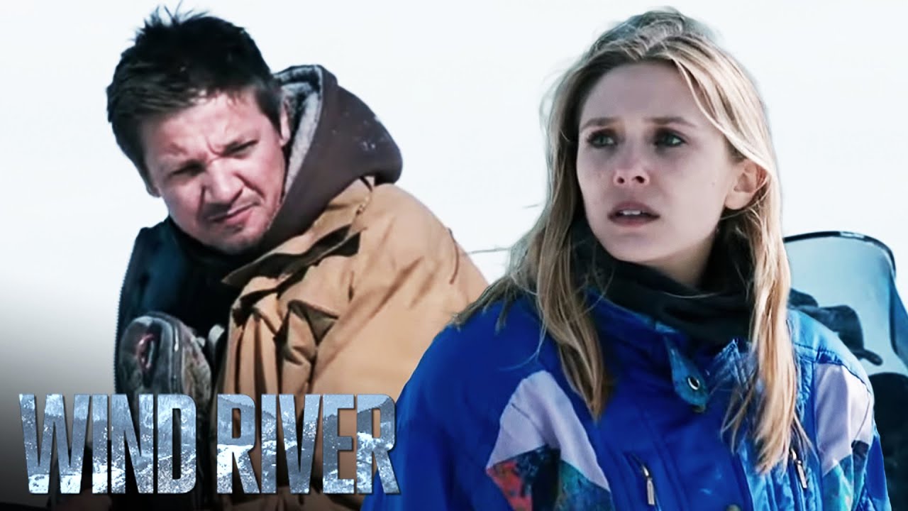 'Banner Examines the Scene of the Crime' Scene | Wind River | Jeremy Renner, Elizabeth Olsen