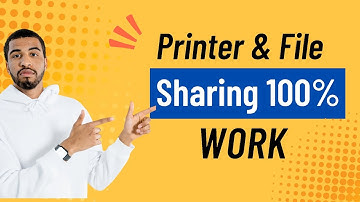Printer Sharing Not Working in Windows 11 |  File Sharing