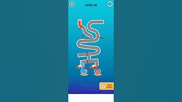 Water puzzle - Pull the Pin Level 45 | Save the fish level 45 | Fish Rescue Level 45