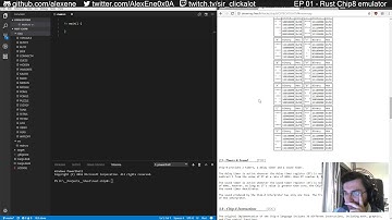Chip 8 emulator in rust Ep. 01