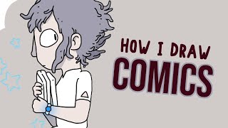 Webcomic page speedpaint! (how I make comics)