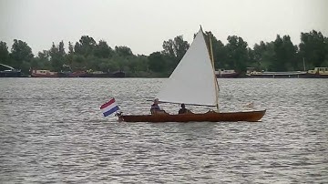 Tocht met de Zeilwherry Doris Rijkers van het Spaarne