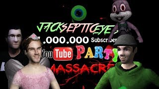 BEATING A GAME LIKE A BOSS|Jacksepticeye's 1 Million Subscriber YouTube Party Massacre