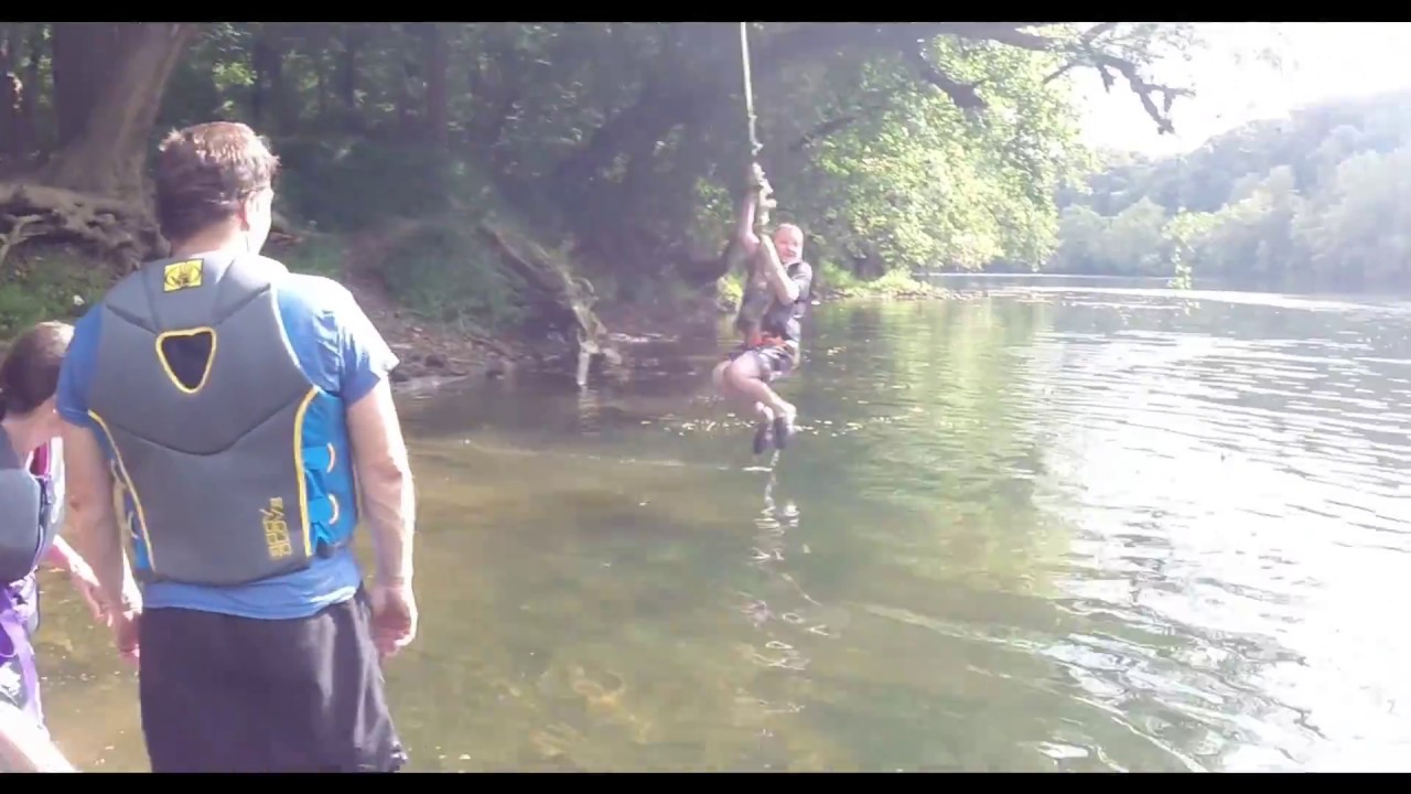 Denton on Rope Swing - YouTube