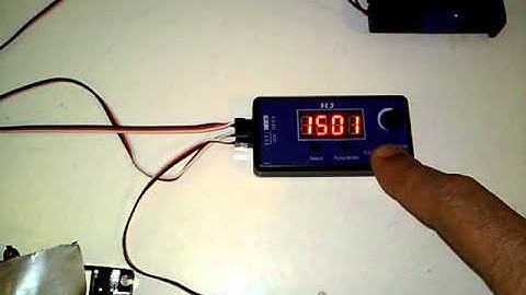 Servo Tester with LED Readout