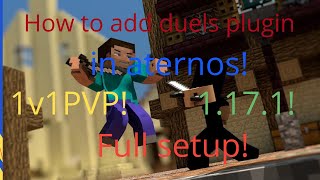 How To Add Duels Plugin In Aternos 1.17.1