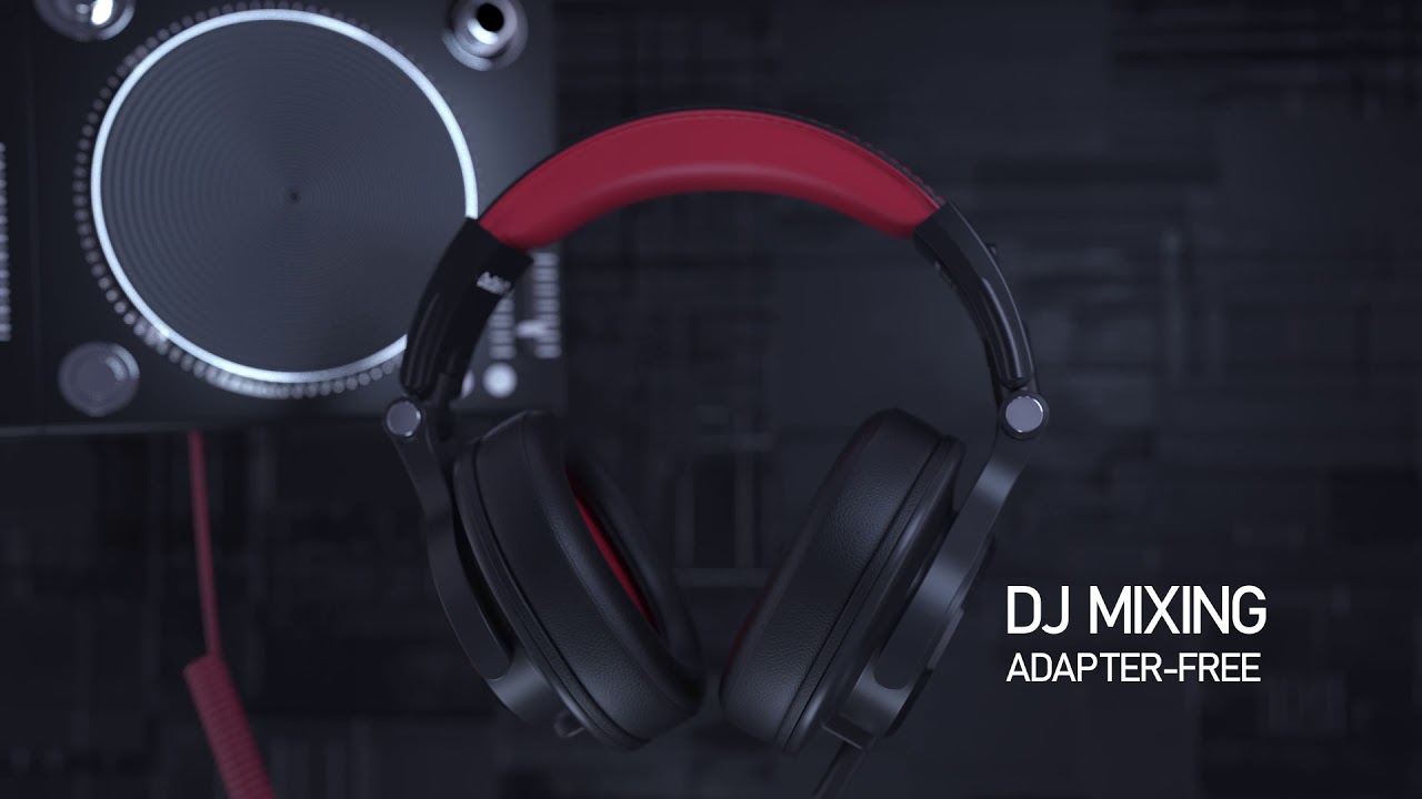 FUSION A71 DJ/Overear Headphones (Red, Silver) YouTube