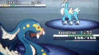 Pokemon Black and White - Capturing Cobalion