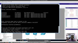 Initial Configuration Dialog