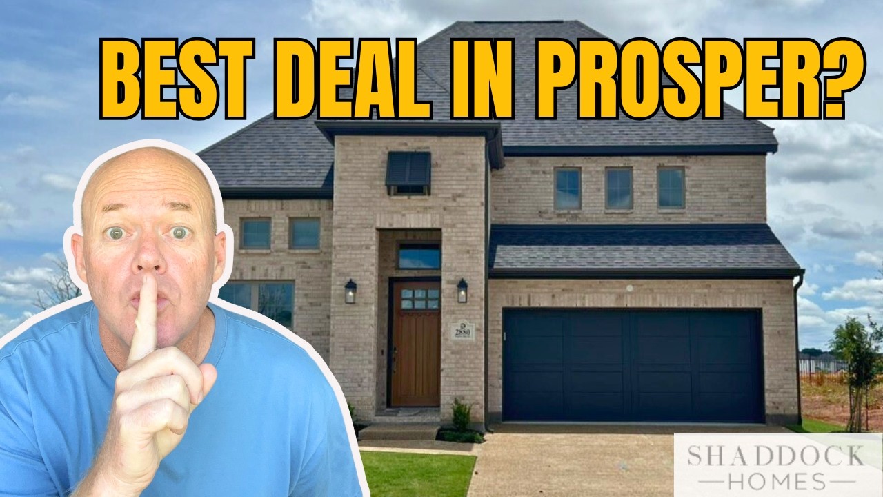 Best Deal in Prosper TX? Tour This New Shaddock Home in Brookhollow West