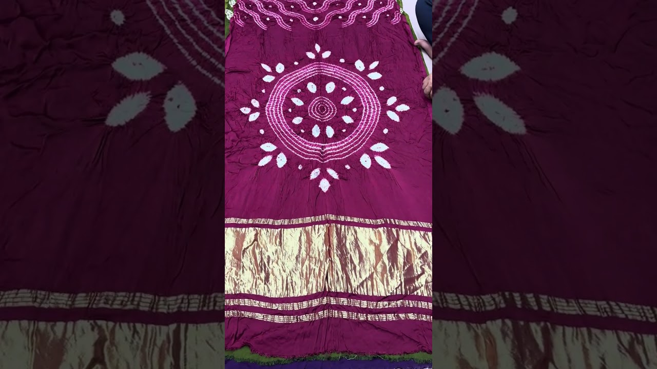 Shibori hand saree