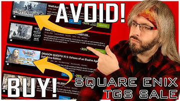 Square Enix Tokyo Game Show 2021 Steam Sale Recommendations - What To Buy and Avoid!