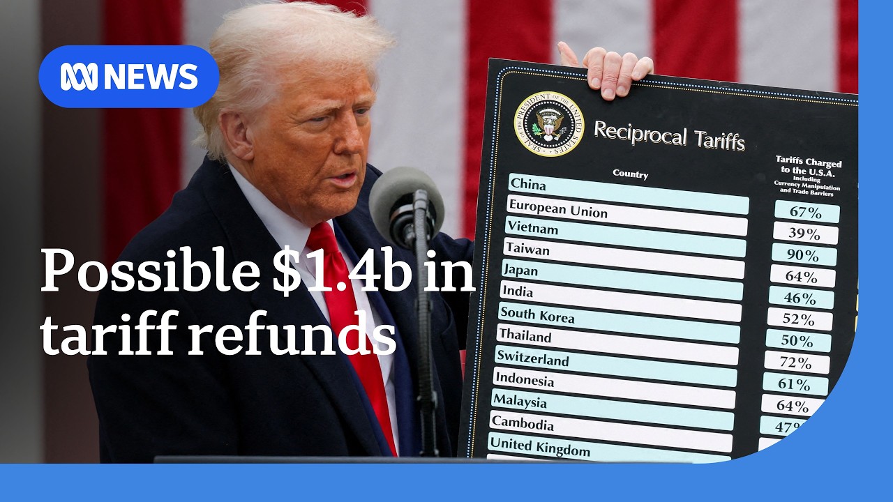 Australian exporters could be refunded if Trump tariffs are ruled unlawful | ABC NEWS