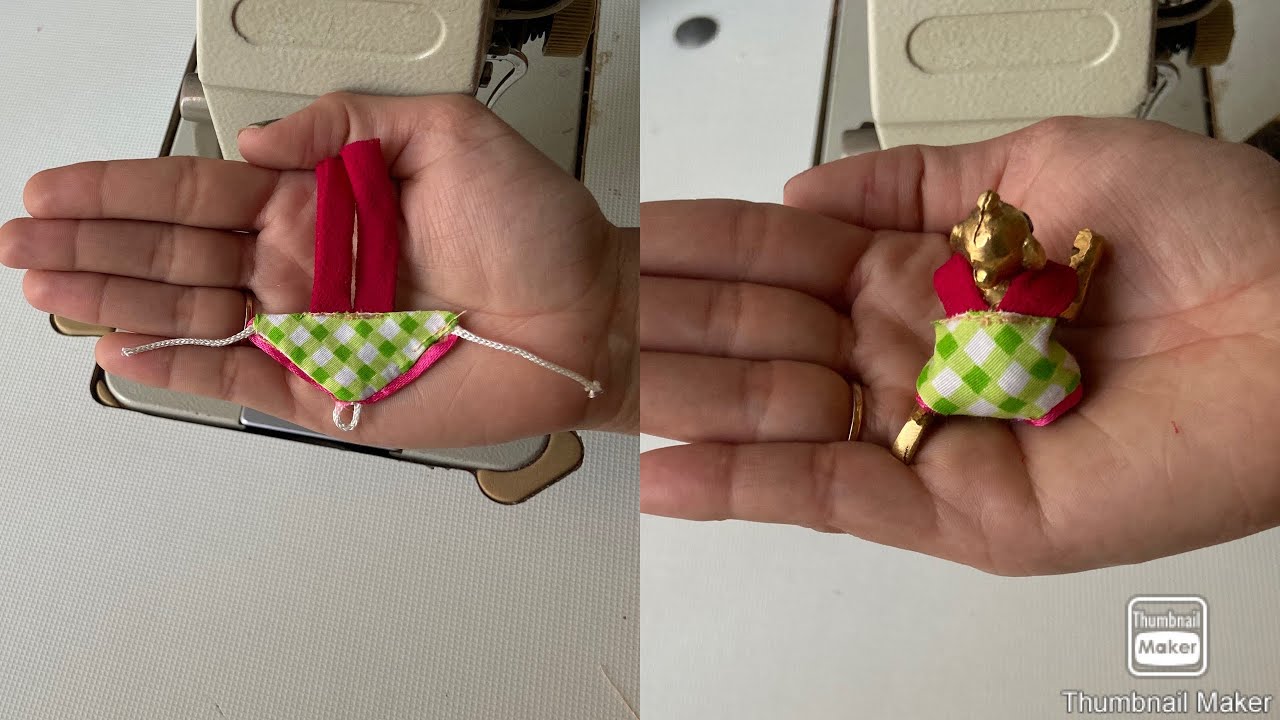 😍(no o)😍How to make laddu gopal new simple summer (nappy )dress 👗 🙏🙏🙏🙏