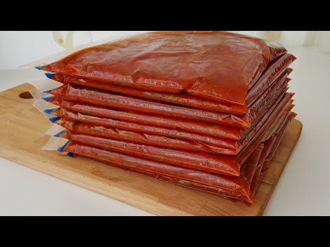 Kışlık Menemen Tarifi-Konserve Menemen Tarifi-Kış Hazırlıkları-Gurbetinmutfagi