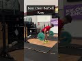 Bent Over Barbell Row