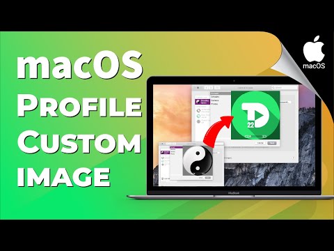 How to Change Your User Profile Picture on a macOS Device simply with dragging and dropping an image